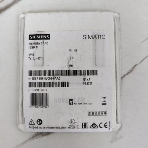 询价-储存卡6ES79548LC030AA0