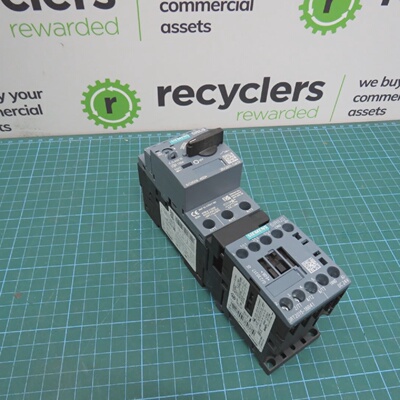 Siemens 3RV20111JA10 Circuit Breaker  3RT20151BB41 Contactor