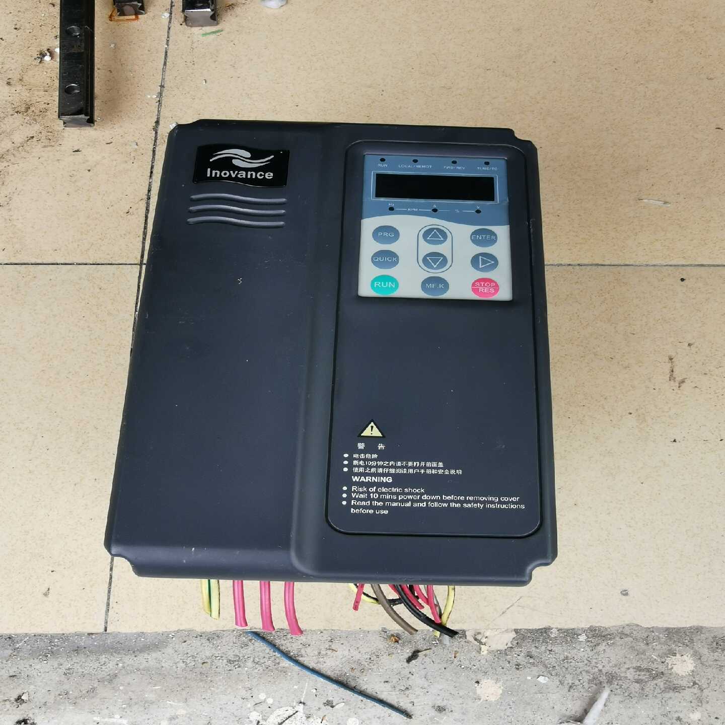 汇川变频器MD380T3.7GB-314，实物图片，正常拆机--议价商品