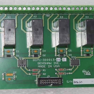 BENSHAW BIPC30001301 MICRO STARTER RELAY BOARD ASSY 4CHANNEL