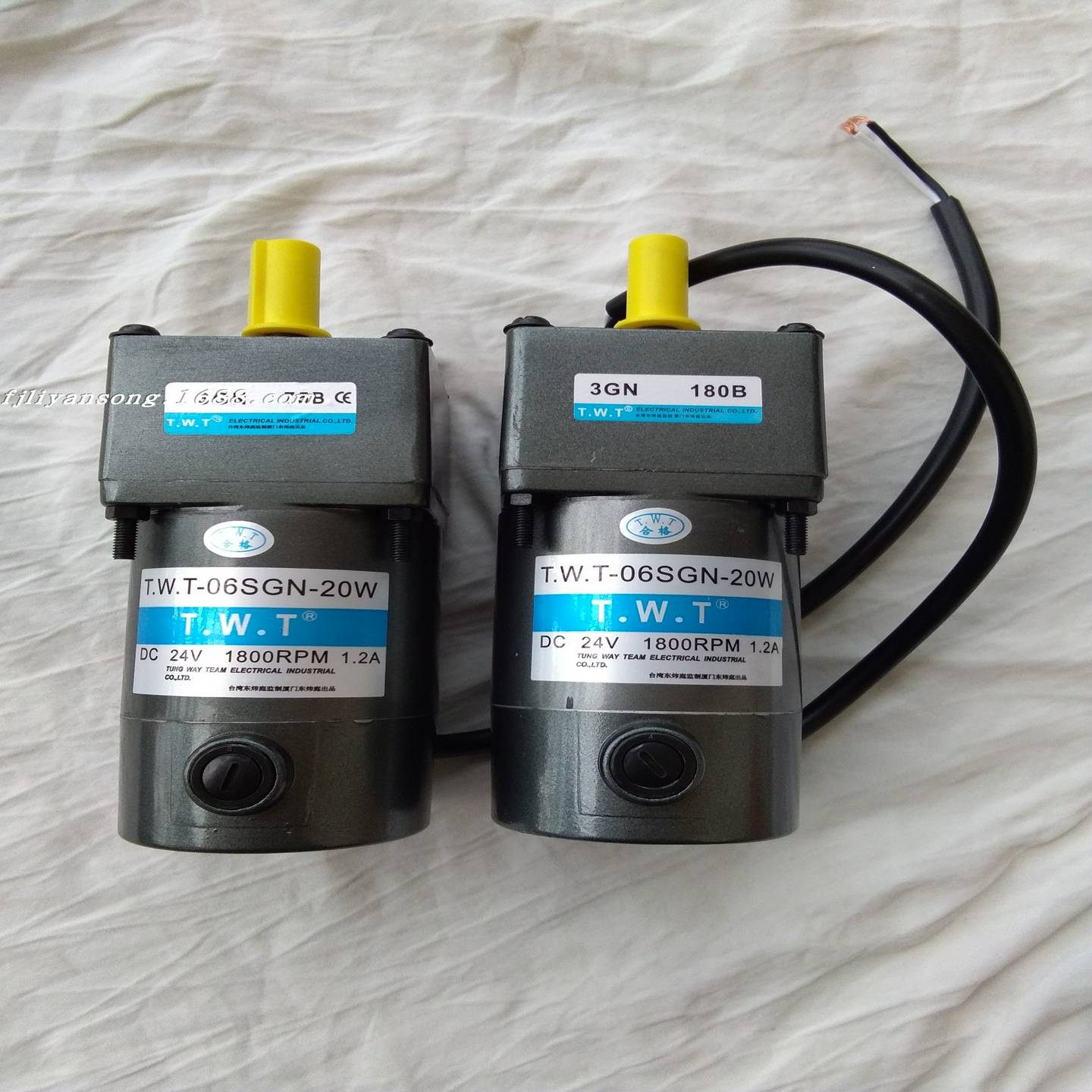 议价-T.W.T-06SGN-20W3gn180b直流电机减速机180B3GN-75B减速机