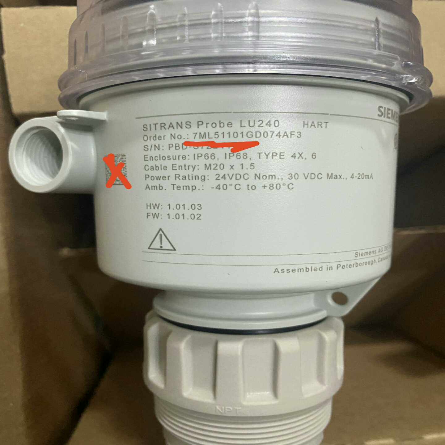 超声波一体液位计，LU240物位计，7ML5110-询价