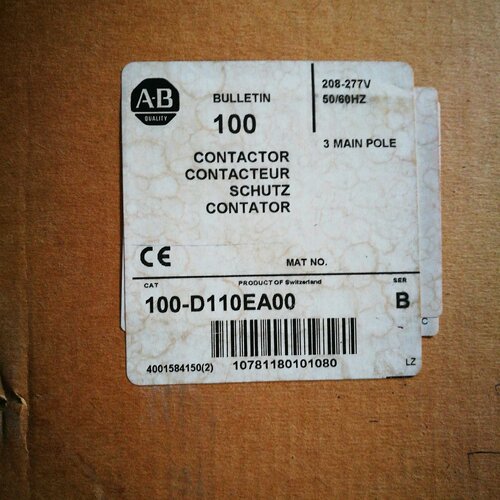 配件ab罗克韦尔接触器100D110EA00AC220V议价