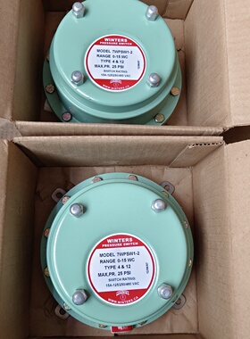 WINTERS压力开关7WPSW1-2，0-15WC量程【议价】
