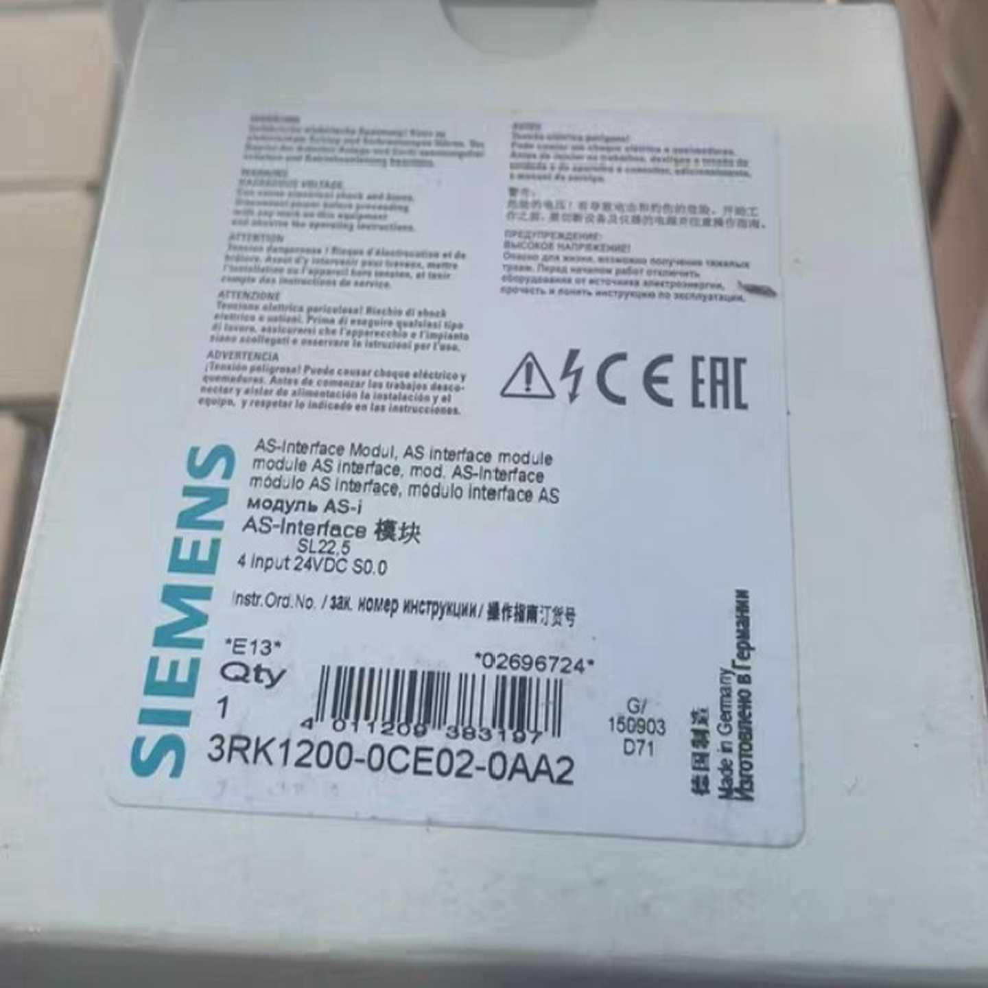 （议价）3RK1200-0CE02-0AA2AS-INT