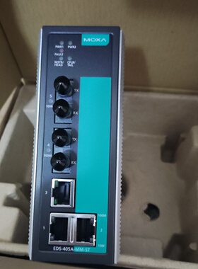 议价全新MOXA EDS-405A-MM-ST /SC 2光3电 多模 摩莎交换机 现货