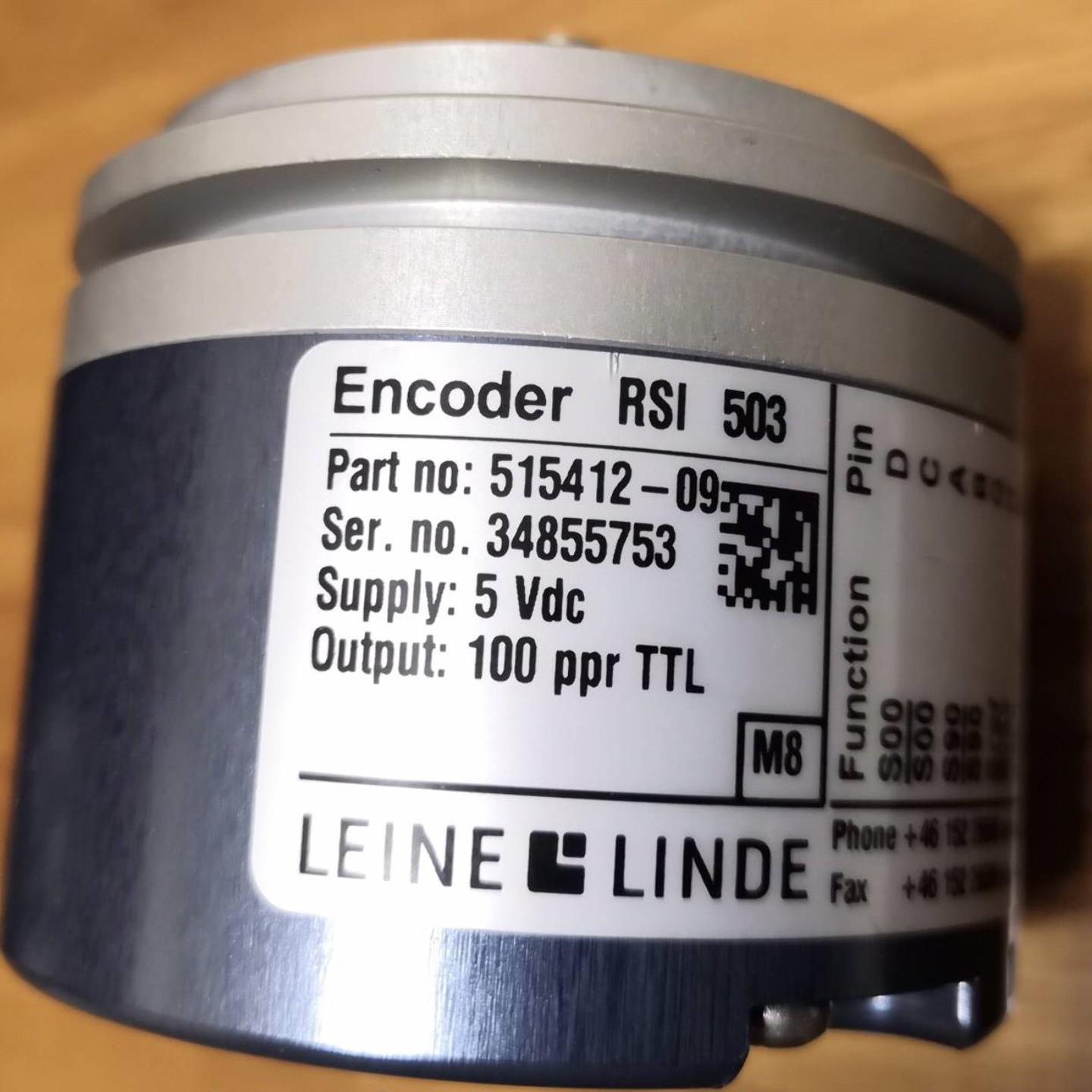 配件全新LEINE &LINDE 莱纳林德编码器RSI503  PART NO5议价