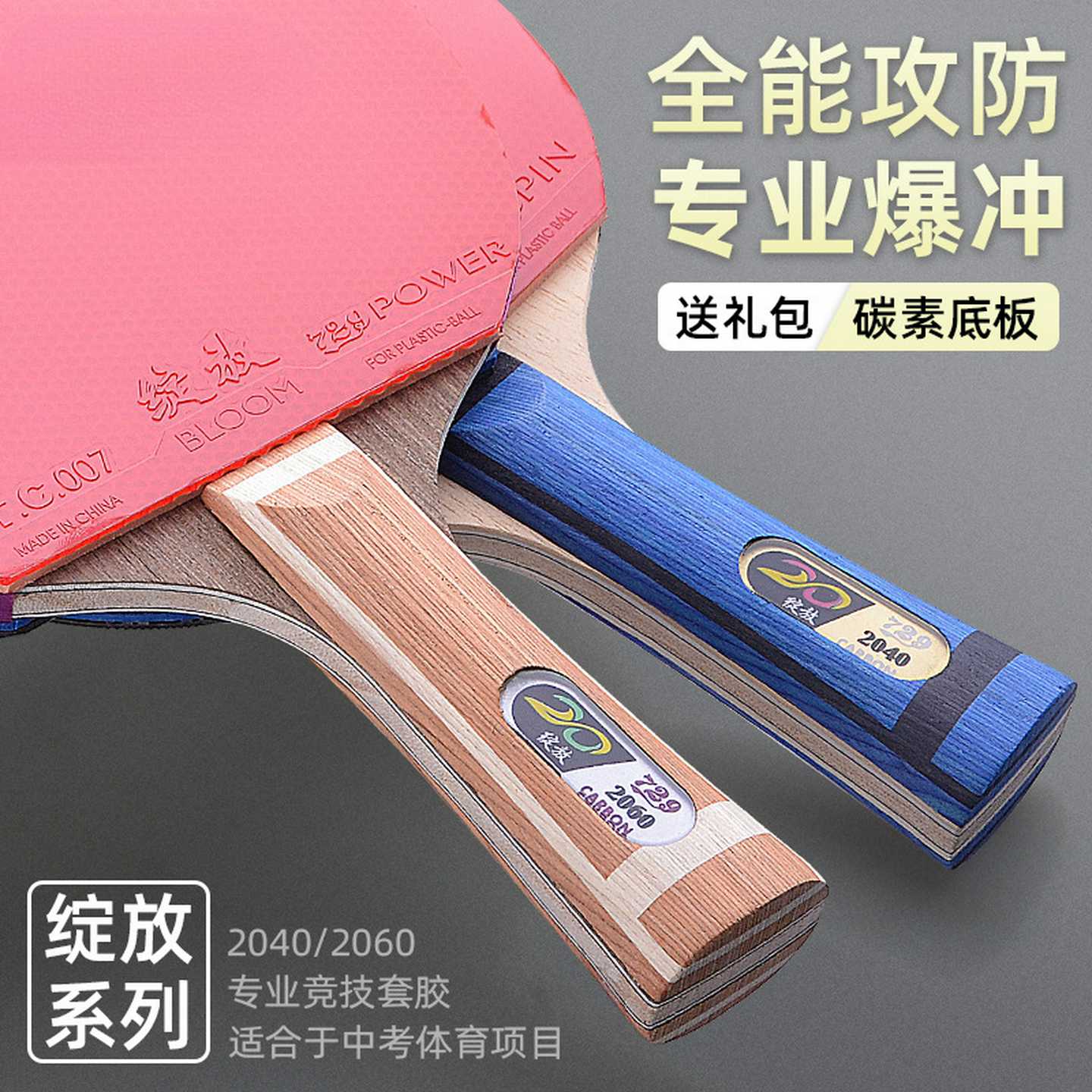 729乒乓球拍友谊儿童专业级单拍球拍乒乓球初学者中考碳素球拍