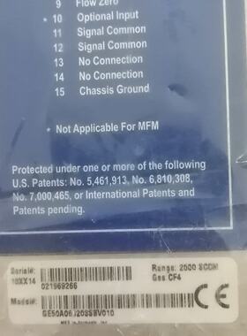 议价MKS 气体流量计GE50A063203SBV010 2000SCCM CF4全新现货特价