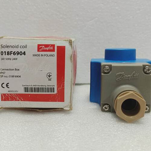 Danfoss 018F6904 Solenoid Coil BN024AS 24V 50Hz 24W IP67 wit