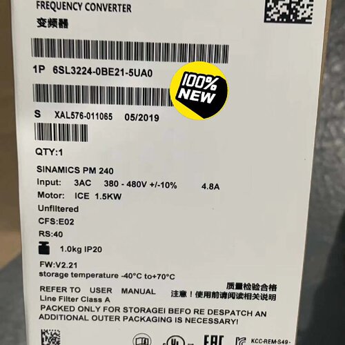 【询价】6SL3224-0BE21-5UA0G120 功率