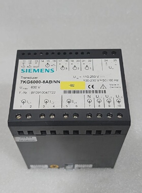 SIEMENS 7KG60008ABNN WANDLER 100250VDC100230VAC BF0910047722