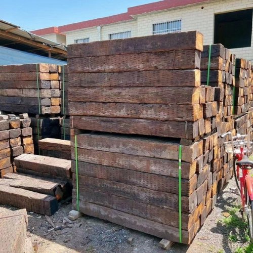 枕木铁路a矿用油浸木头轨枕道路枕防腐全新枕木吊车支腿垫木小木