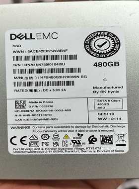 戴尔EMCR740480GSATA03397M健康固态硬盘有3个-议价