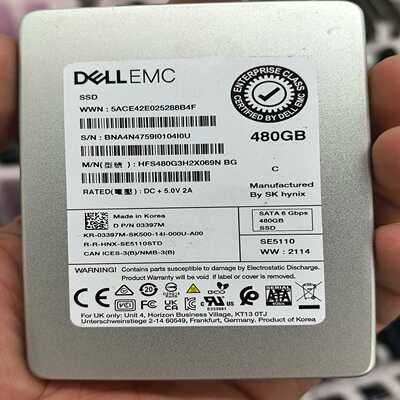 戴尔EMCR740480GSATA03397M健康固态硬盘有3个-议价