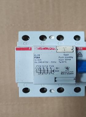议价ABB电磁式漏电保护器F36432A工作电压24041
