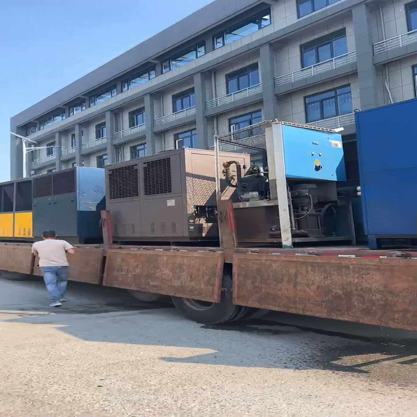 工业设备冷水机,15P以上,可以过磅可以按台,铜管热交换器,【