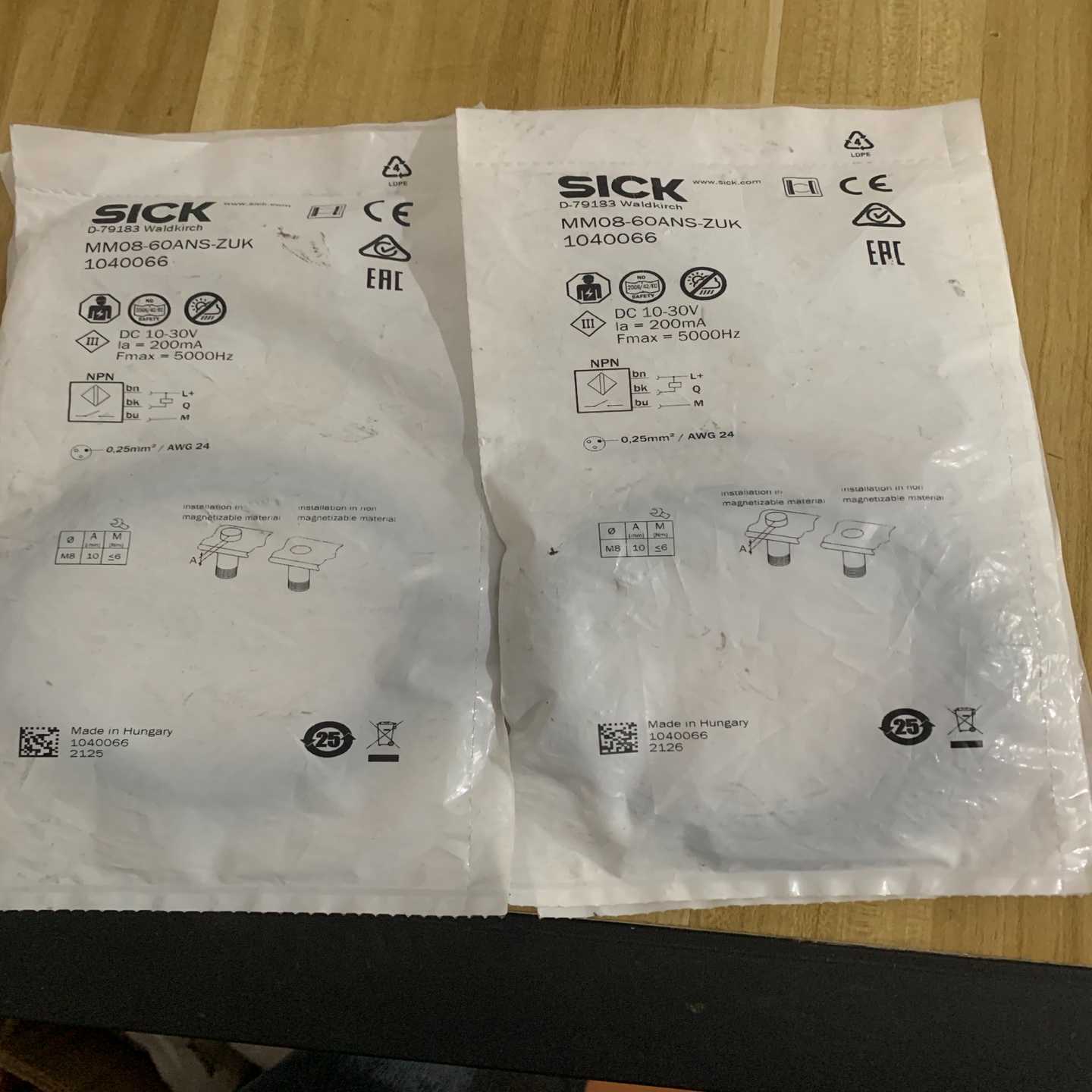 西克光学传感器型MM08-60ANS-ZUK，订货号1040