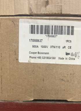 CooperBussmann巴斯曼熔断器170M询价