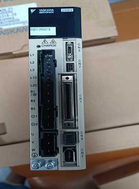 议价安川驱动器SGDV-2R8A01B，橙色99新，带电机，一