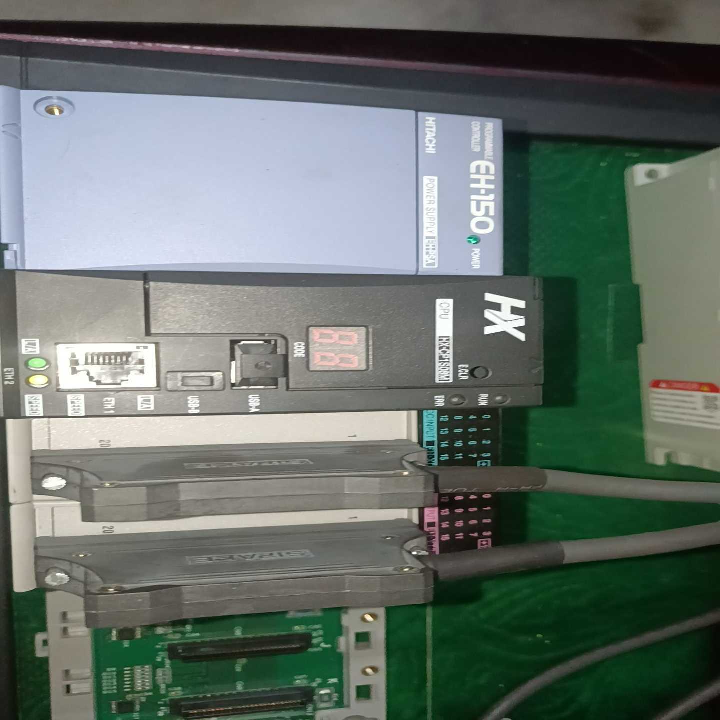 日立plc一套eh-150，CPU  HX-CP1S08M，