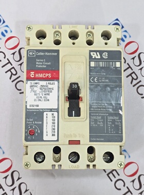 CUTLERHAMMER HMCPS HMCPS030H1C SERIES C MOTOR CIRCUIT PROTEC