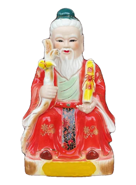 高档不掉色月老神像月老星君红娘月下老人神像佛像摆件陶瓷