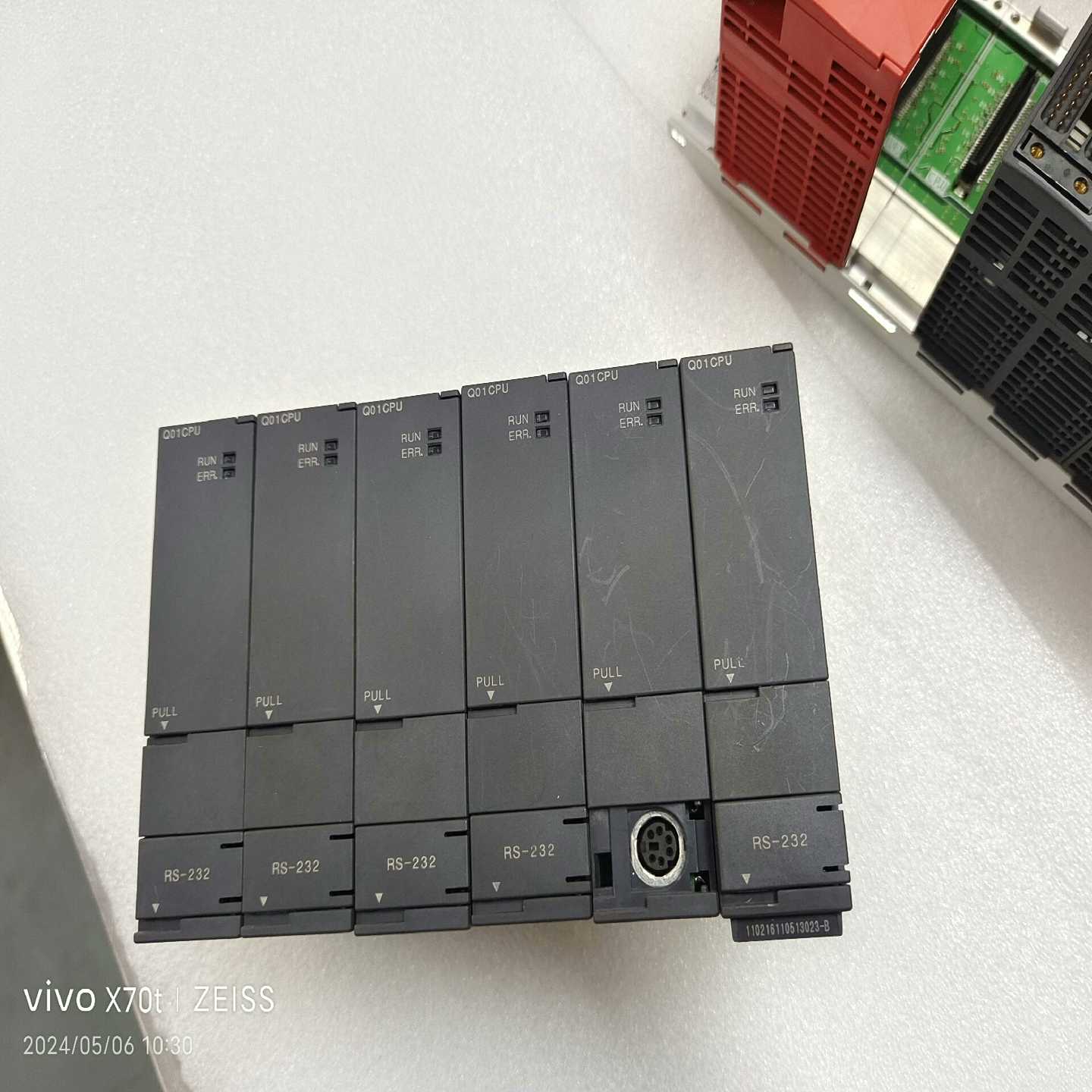 议价拆机三菱Q01CPU实物l图，功能包好现货/维修