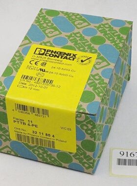 议价Phoex Contact Pttb4Pe  3211854  Inhalt  11 Stck  Neu Ovp