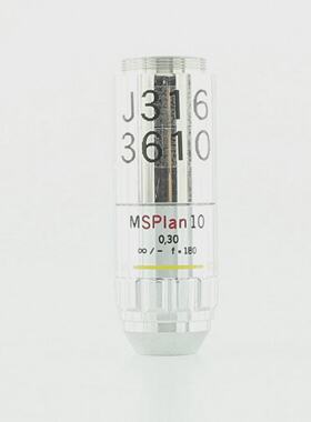 3610 OLYMPUS MSPLAN 10 MICROSCOPE OBJECTIVE LENS 0.30 F180 T