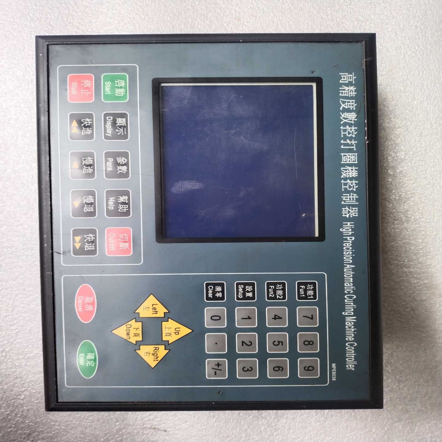 议价拆机麦氏人机界面，高精度数控打圈控制器，型号MPE8038，