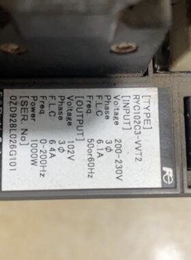 议价富士伺服驱动器RYC102C3VVT2