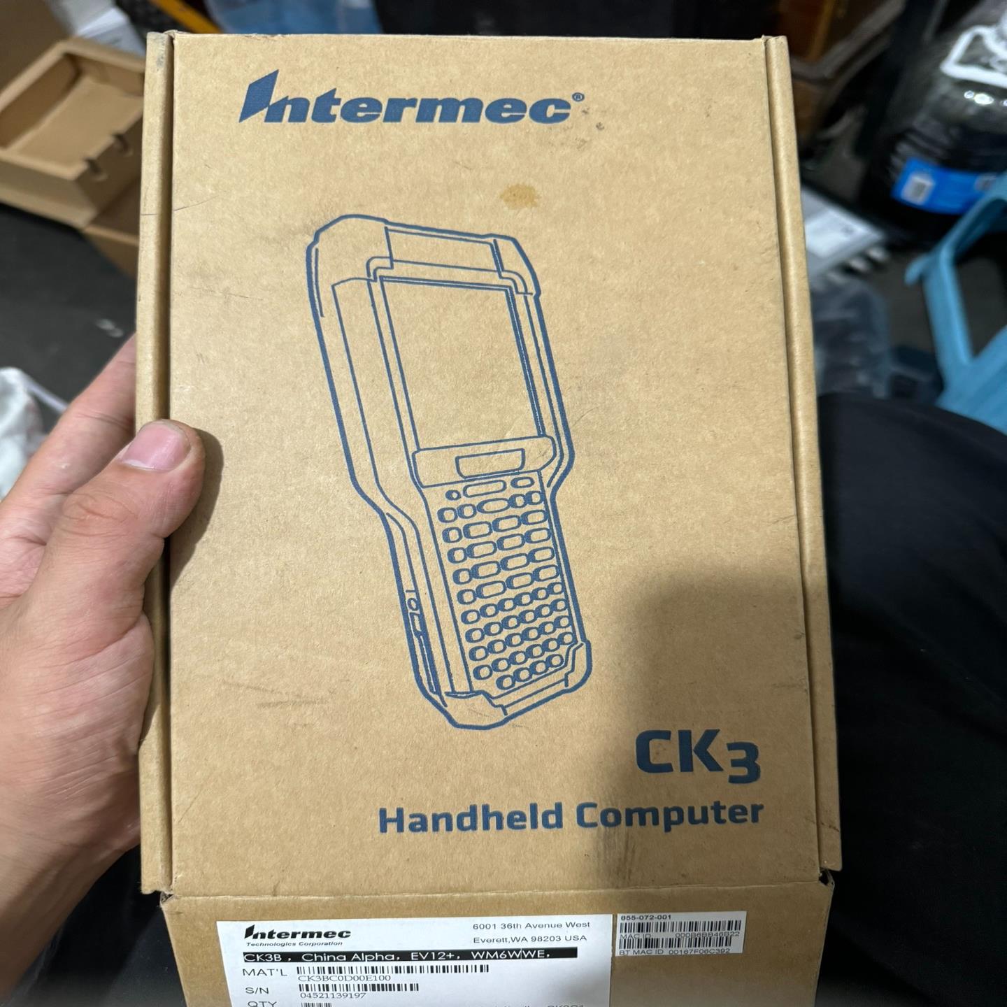 易腾迈扫描枪Intermec  CK3c1手持终端，功能（砌墙设备）