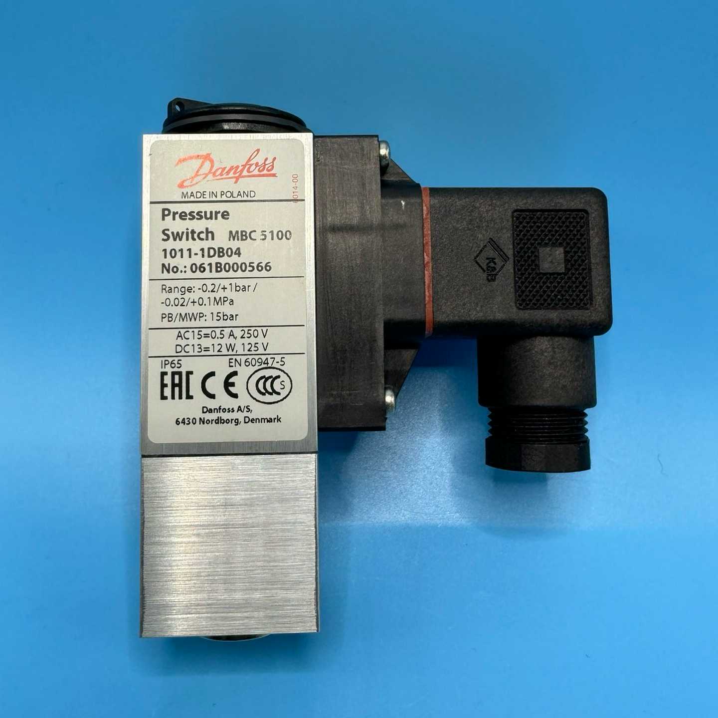 Danfoss丹佛斯压力开关MBC1011-1DB0【博航商行】