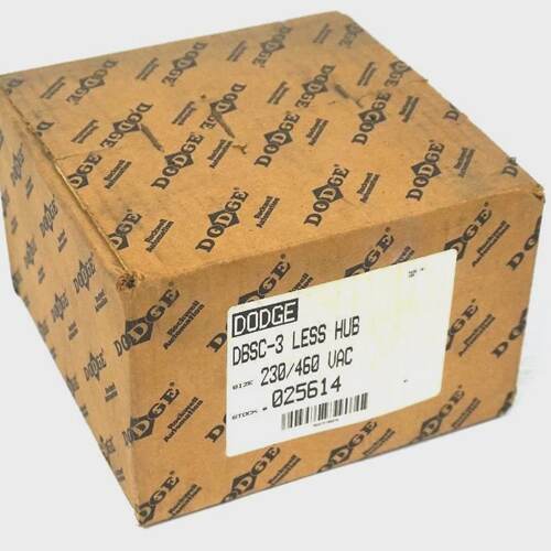 NEW DODGE DBSC3 LESS HUB DSERIES MOTOR BRAKE 025614 DBSC3