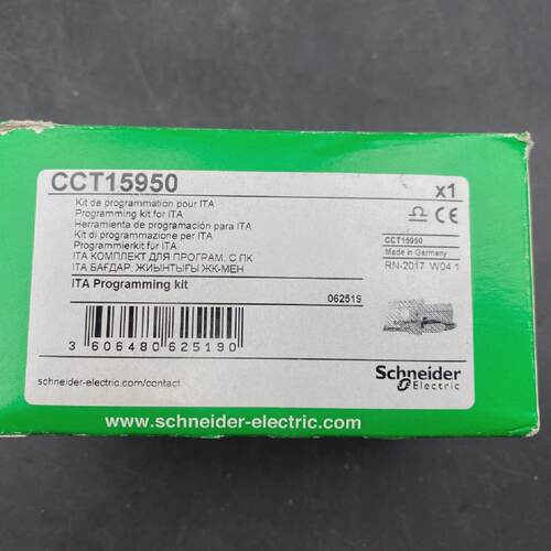 SCHNEIDER ELECTRIC CCT15950 Programming Kit For Ita