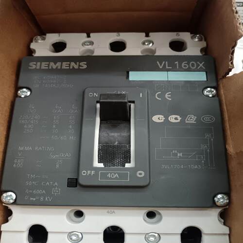 西门子开关3VL1704-1DA33-0AA0全新带包装两台--议价商品