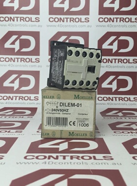 议价Dilem01  Moeller  Contactor 24Vdc Coil 3 Pole 9A Opened