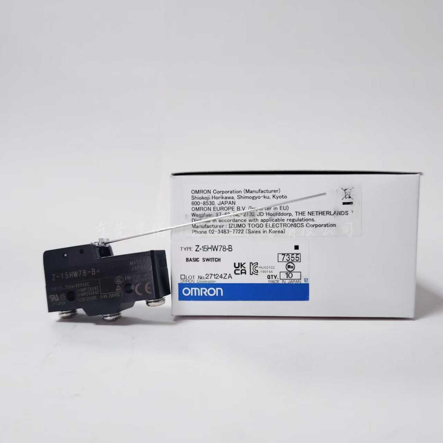 全新原装正品OMRON欧姆龙微动开关  Z-15HW78-B询价