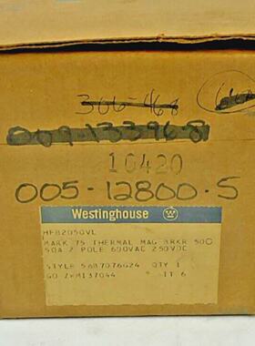 WESTINGHOUSE HFB2050VL CIRCUIT BREAKER 50A 2POLE 600VAC 250V