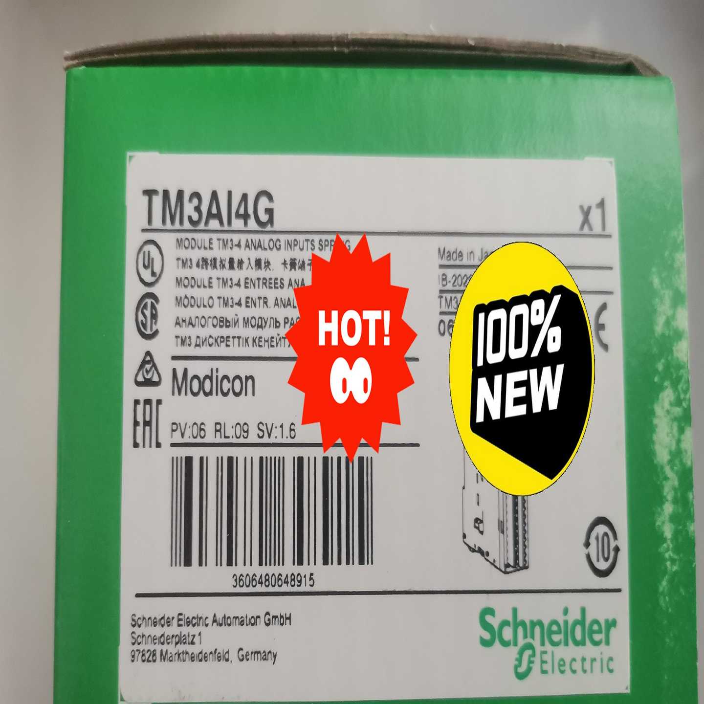 TM3AI4G 施耐德保内联系【博航商行】