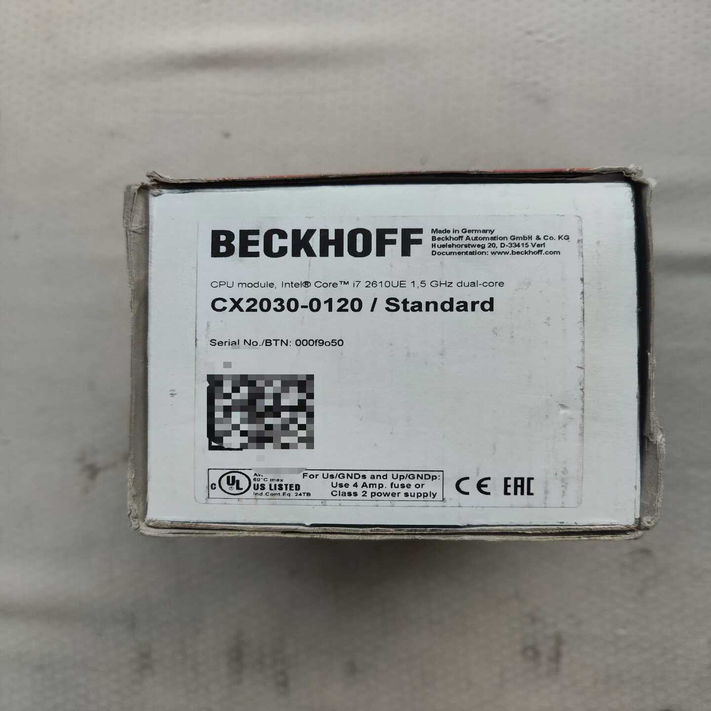 德国BECKHOFF 倍福 CX2030-0120带40GB