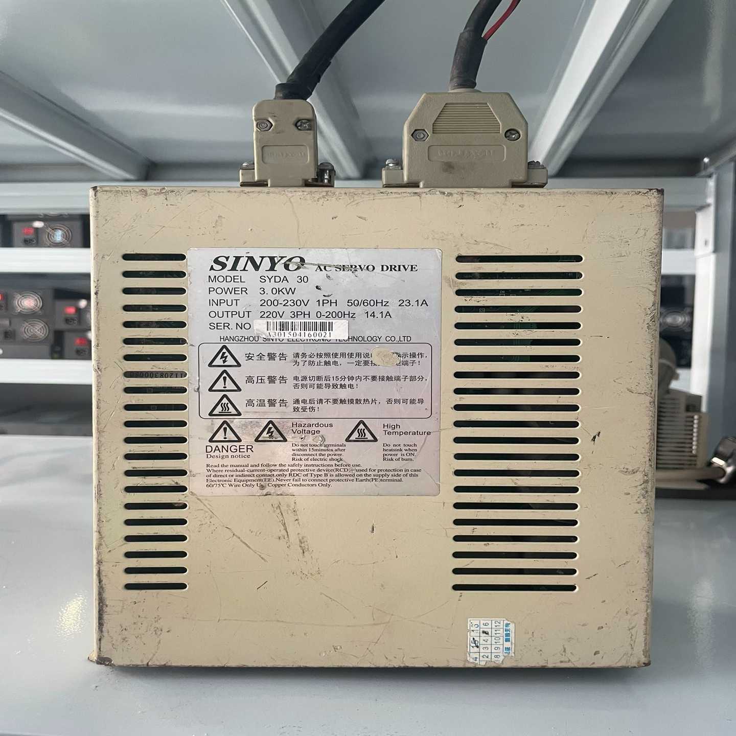 SINYOAC伺服驱动器，型号SYDA30，功能正常，成询价