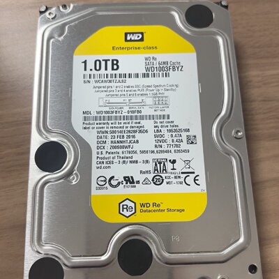 议价Western Digital Enterprise Hard Drive 1Tb Wd1003fbyz 3.5
