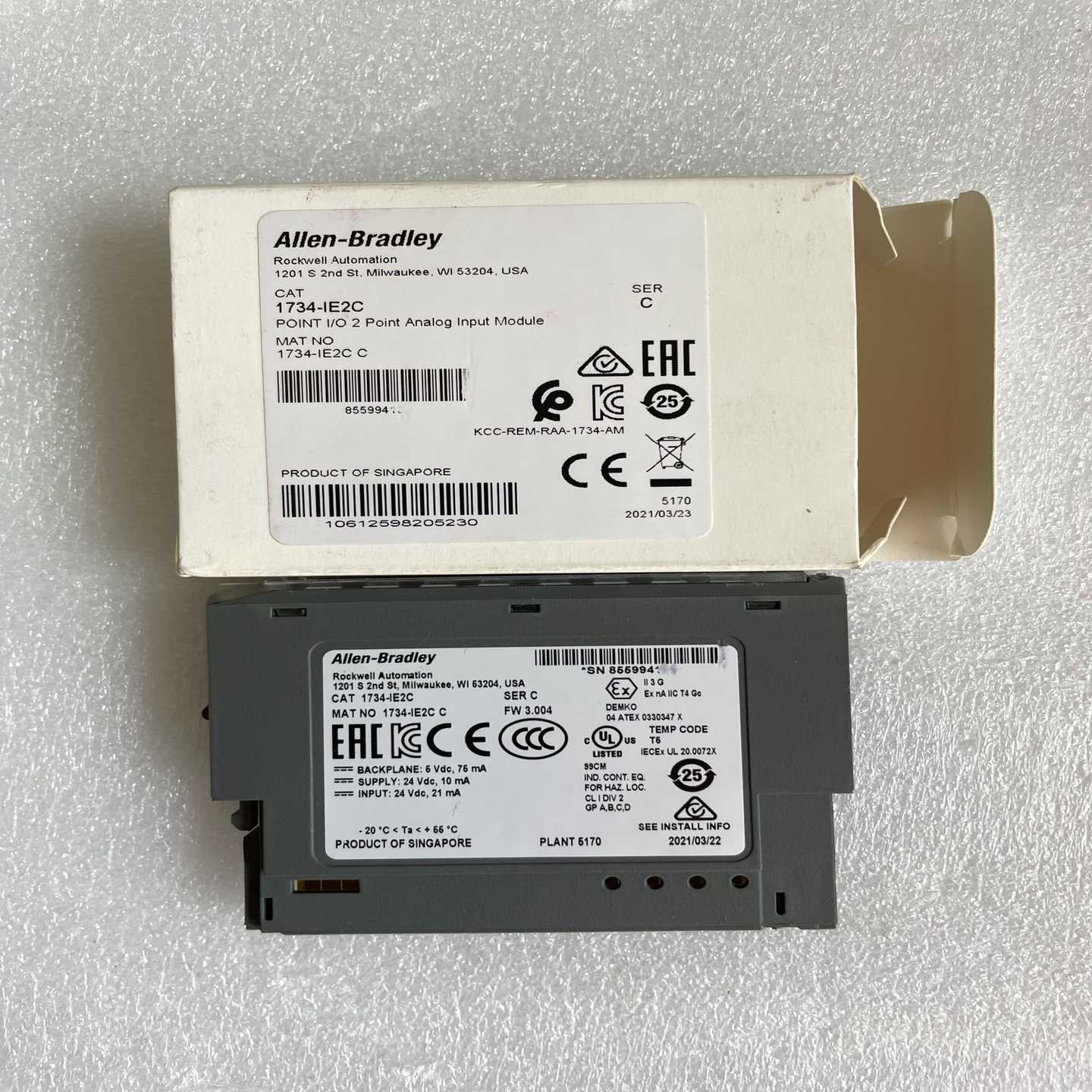 罗克韦尔AB模块，型号1734-IE2C，未使用，顺丰包询价