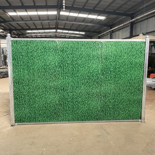 工地施工彩钢围挡泡沫夹心挡板移动临时小草围挡市政工程铁皮围挡