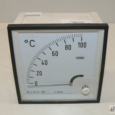 议价Jumo Qav96 220V 0100C MessRegler DrehspulAnzeiinstrument