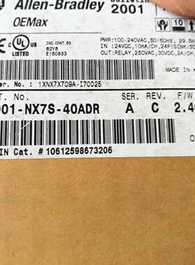 议价A-B罗克韦尔PLC模块 NX7s-40ADR  2001-NX7S-40ADR当天发货