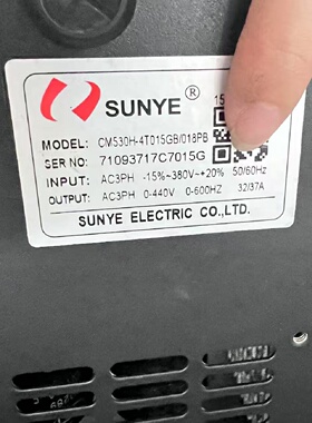 询价-日业变频器CM530H4T015GB018PB15K