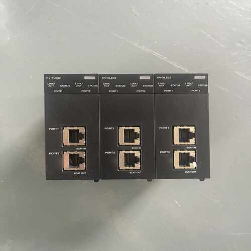 询价~基恩士PLC模块，KV-XLE02，以太网模块，成色很不错